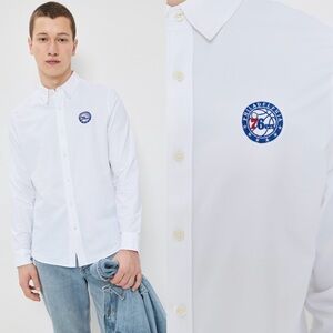 Rhone Slim Fit 76ers Commuter‎ Shirt M